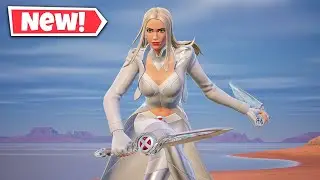 NEW EMMA FROST Skin Gameplay In Fortnite!