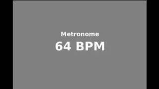 Metronome - 64 BPM - 4/4