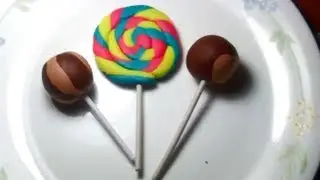Play-doh lollipop
