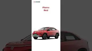 Tata Curvv EV Color Options! White, Red, Blue & Grey