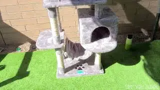 Hey bro Extra Large Multi Level Cat Tree Condo Furniture Review, Hey Brother Cat Tree