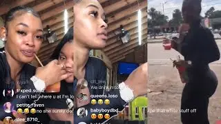 IG MODEL MIRACLE WATTS GOES LIVE AT RESTAURANT!! (2019)