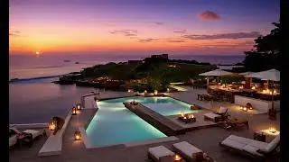 Tropical Sunset Jazz - Bossa Nova with Coastal Views and Warm Outdoor Ambience
