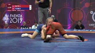 1/8 WW - 53 kg: G. DILYTE (LTU) v. A. TUOMI (FIN)