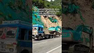 Excavator Self-Unloading: Roadside Efficiency.