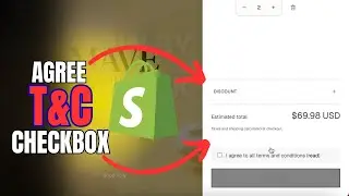 Как добавить флажок &laquo;Согласен с условиями&raquo; в корзину Shopify (без приложения)