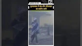 Moradabad में ठंड और शीतलहर का प्रकोप जारी