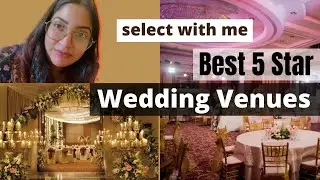 Selecting WEDDING VENUE vlog l Full PRICING & TOUR - Mumbai 5 stars