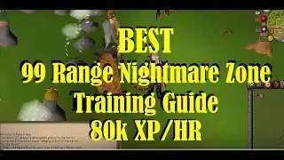 Runescape 80k XP/HR 99 Range Mobile Training Guide Nightmare Zone NMZ AFK Dragon Crossbow OSRS 2018