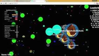 Agar.io livestream with bots! [𝔦𝔫𝔣] Alert