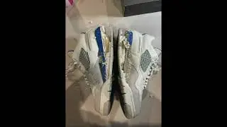 2006 Jordan 4 Military Blue Restoration