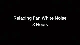 Relaxing 8 hour White Noise Fan (QuietSet Power Cool)