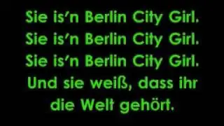 Culcha Candela - Berlin City Girl (LYRICS) HQ HD