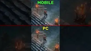 Diablo Immortal (PC) VS (Mobile) Ultra Graphics Comparison #shortvideo