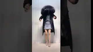 Fur coat, fox fur pie overcome, fox fur collar raccoon fur collar coat, fox fur liner