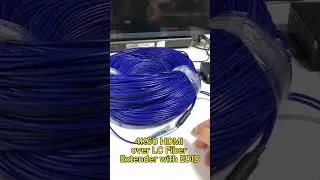 4K60 HDMI over Fiber Optic Extender up to 2km #FiberExtender #4KoverFiber