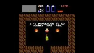 The Legend of Zelda Its dangerous to go alone, take this!