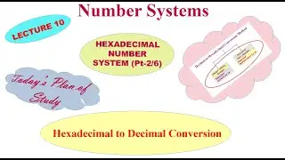 Number Systems || Lec-10 - Hexadecimal to Decimal Conversion
