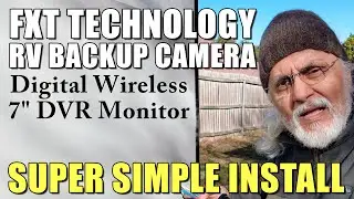 HIGH-QUALITY RV Backup Camera FXT TECHNOLOGY Easy Install! Super Budget Friendly! #FXTtechnology