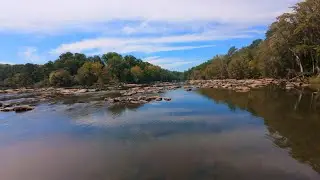 River Ride Cinematic Slow Motion FPV Drone Flight