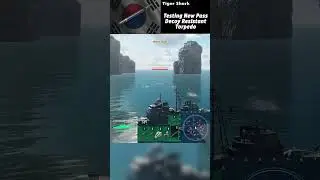Modern Warships Gameplay: Tiger Shark Torpedo Test #modernwarships  #militarysimulation