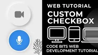 Creating Custom ✅ Checkbox ✅ With HTML & PURE CSS || Code Bits Coding Tutorial 👨‍💻👩‍💻