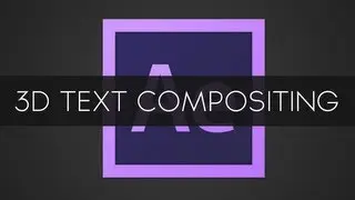 After Effects Tutorial - Element 3D Text Compositing