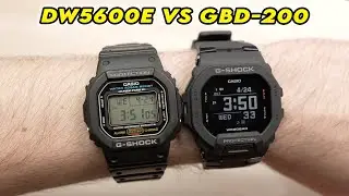 Casio G-Shock DW5600E против GBD-200