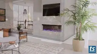 Touchstone Sideline Infinity 3 Sided Electric Fireplace - 🏷 ON SALE Now at YBLGoods.com