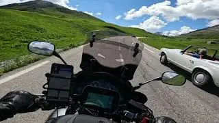 Chasing classic cars on Col de Mont Cenis