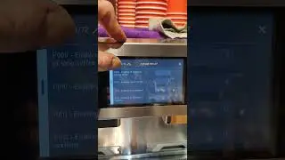 How many settings pages does the Vega Urbane espresso machine have?