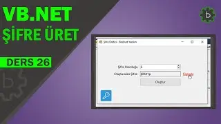 Visual Basic .Net - Generate Random Password (VB.NET Projeleri)