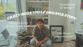 ORGANIZING MY BOOKSHELF | counting my entire book collection, book talks, decoration inspo