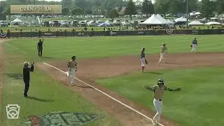 Chinese Taipei's Pin-Yen Chen smashes a grand slam