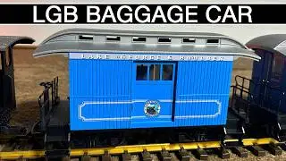 🔴 LGB BAGGAGE CAR LAKE GEORGE & BOULDER | LGB 31052 | G SCALE MODEL RAILROADING