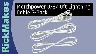 Marchpower 3/6/10ft Lightning Cable 3-Pack