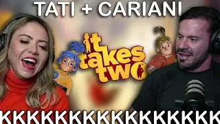 RENATO CARIANI e TATI jogaram IT TAKES TWO😂 *CARIANI FICOU BRABO*