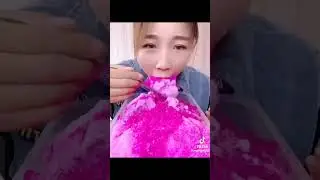 #qianiceeating #purple #ice