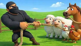 Animals Stolen from the Farm! 🚜🐑 | Funny Farm Story for Kids | Moo Moo Kids Farm
