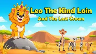 Leo the Kind Lion and the Lost Crown | Kids Moral Story | English Animated Story