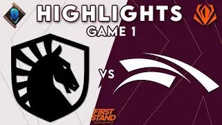 TL vs HLE Game 1 Highlights | First Stand Highlights 2025 | Team Liquid vs Hanwha Life