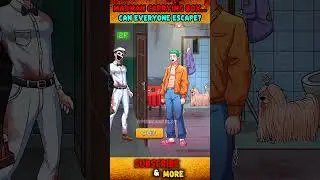 💩 Crazy guy with box...Can everyone escape? #games #gameplay #funny