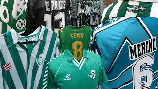 La maravillosa colección de camisetas del Betis de @coleccionursob1
