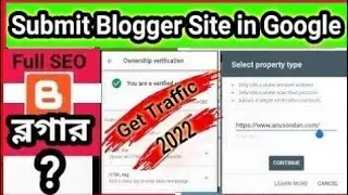 Blogger SEO Bangla Tutorial | Google Search Console in 2023 Bangla