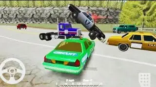 Demolition Derby 2 Police Car vs racing car | Android iOS GamePlay || GAME Night ||