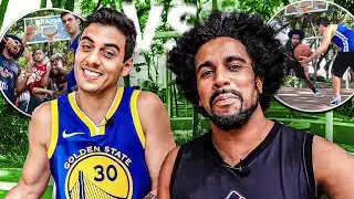 O X1 ENTRE FABIO BRAZZA & DPC PEGOU FOGO!!! (No Basquete e na Batalha de Rima)