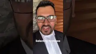 Selecting Nominee #sebi