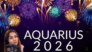 AQUARIUS ♒️ 2026 YEAR 🗓 PREDICTION & GUIDANCE || YE SAAL KESA HOGA 💰🏆👫🌍📩📚✈️