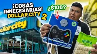 COMPRANDO COSAS INNECESARIAS en el DOLLAR CITY *todo esto gastamos*(Parte 2)