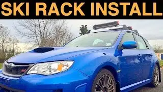 Subaru WRX STI - Roof Rack & Ski Rack Installation